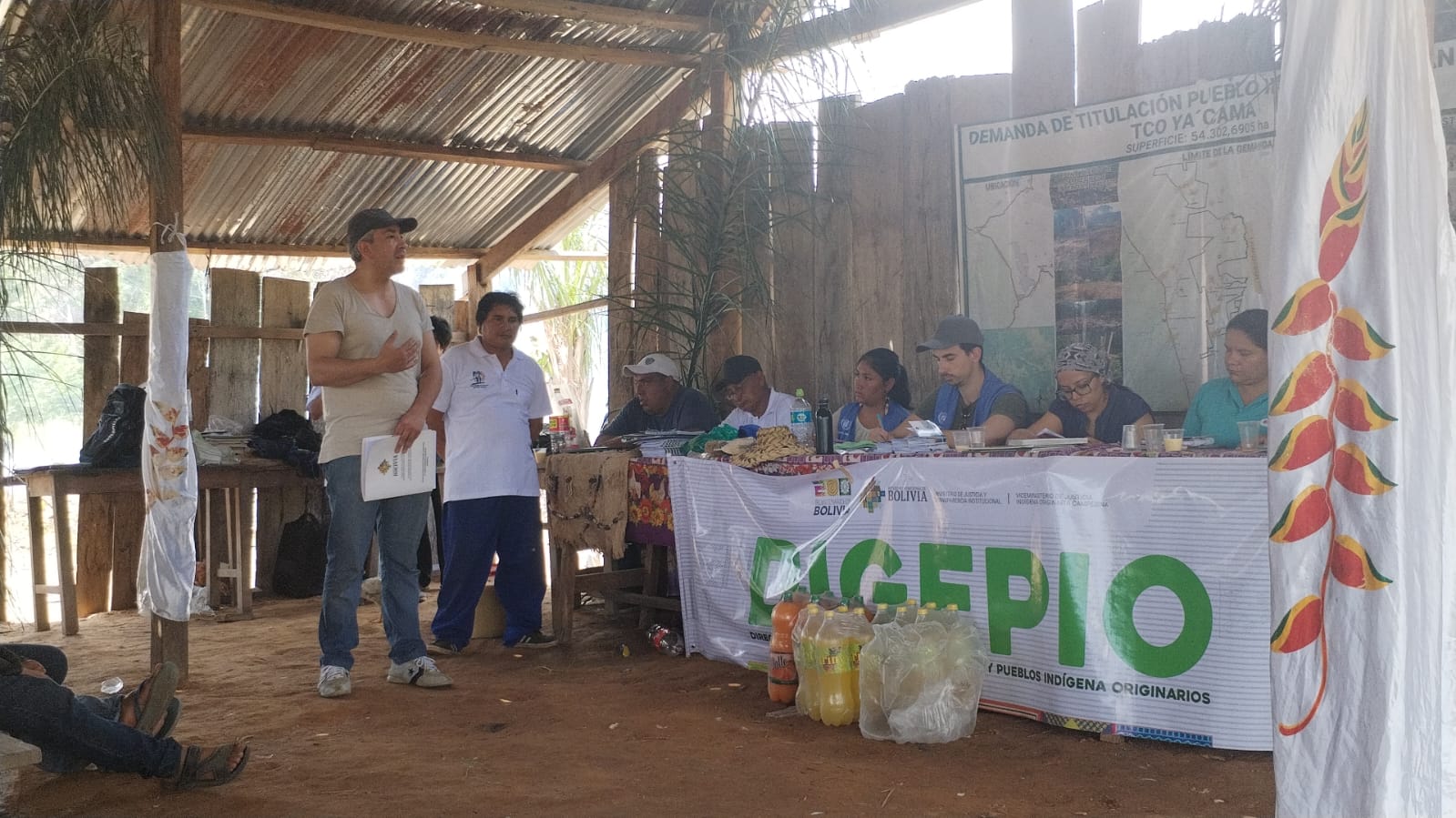 Socializan el fortalecimiento de la justicia indígena en el Subconsejo Tsimane del Beni