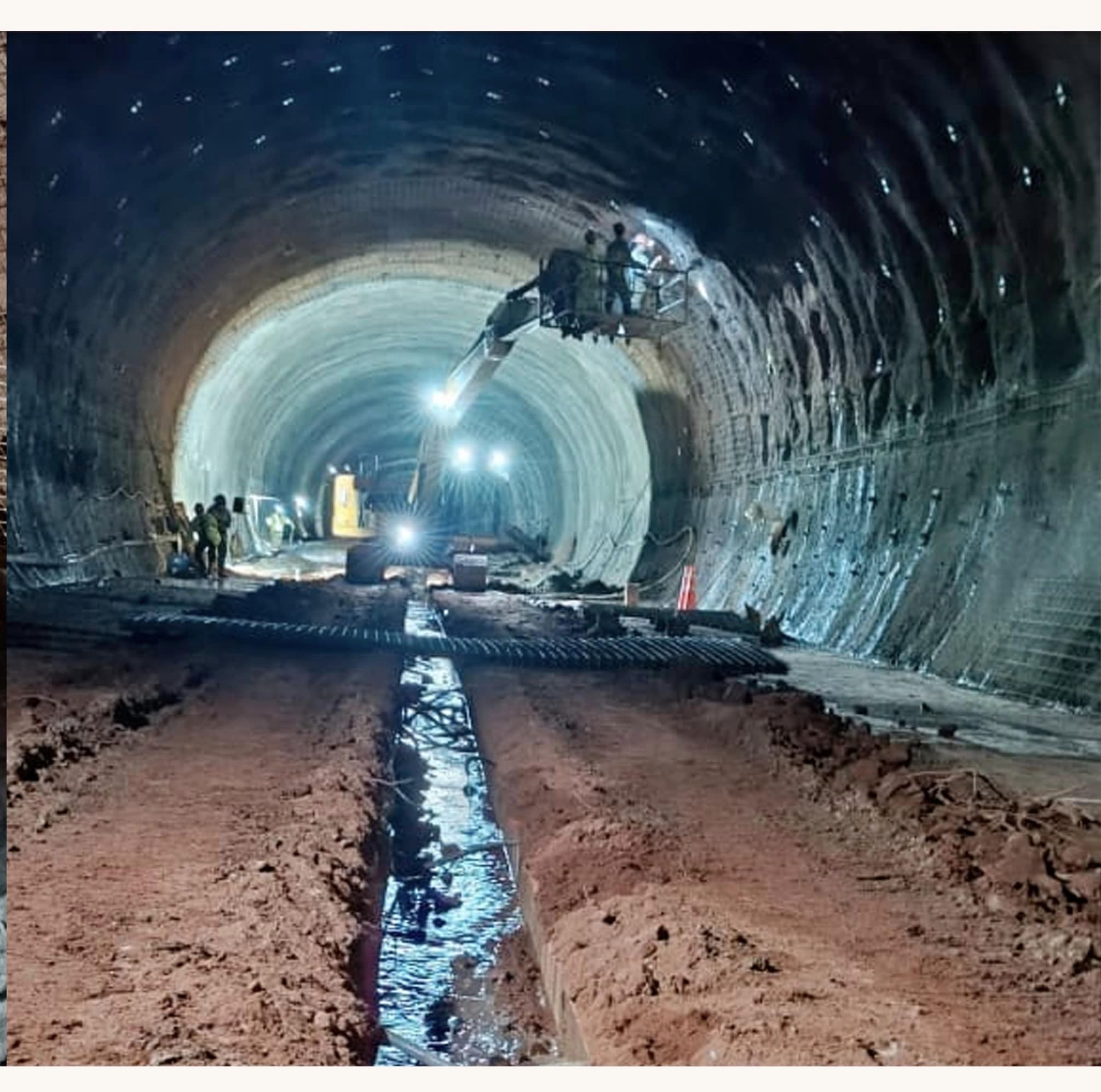 Al 40,5% de avance llega la construcción del túnel Incahuasi, uno de los más largos de Bolivia