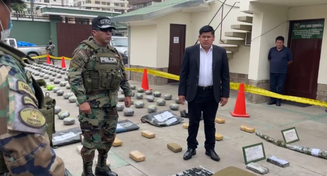 Fuerza antidroga incauta en Cochabamba más de 7 toneladas de droga