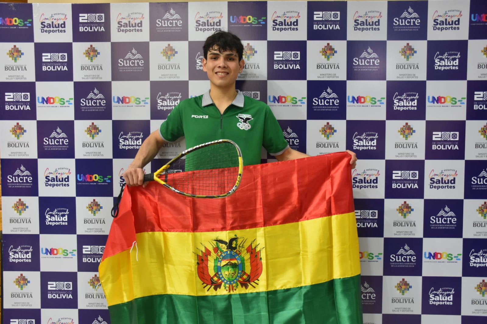 Presidente celebra las ocho medallas de oro de Bolivia en los Juegos Bolivarianos de la Juventud