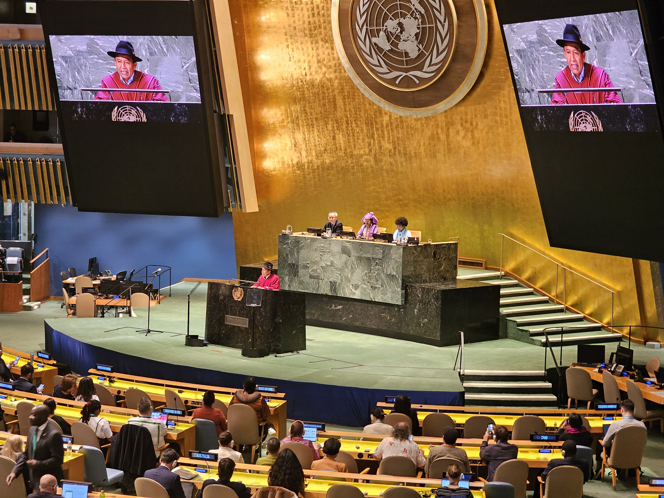 Choquehuanca llama en la ONU a recuperar los “códigos del vivir bien” de las culturas milenarias