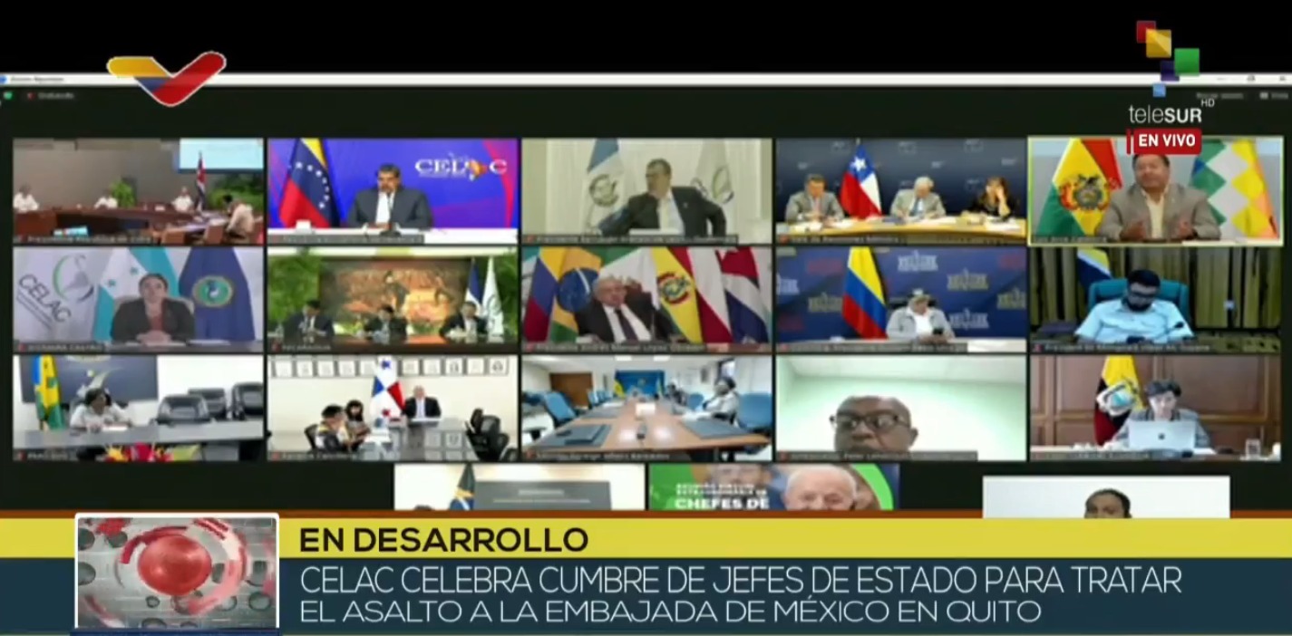 Arce asegura en la Celac que debe consolidarse a América Latina y el Caribe como zona de paz