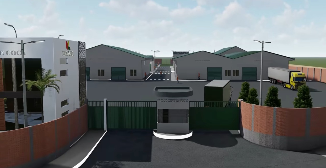 Gobierno prevé concluir en junio la construcción de la planta industrializadora de coca
