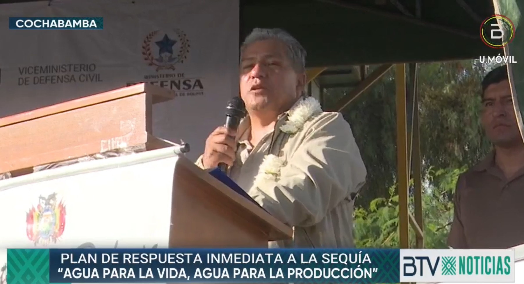 Entregan 187 toneladas de alimentos e insumos para 37 municipios de Cochabamba afectados por la sequia