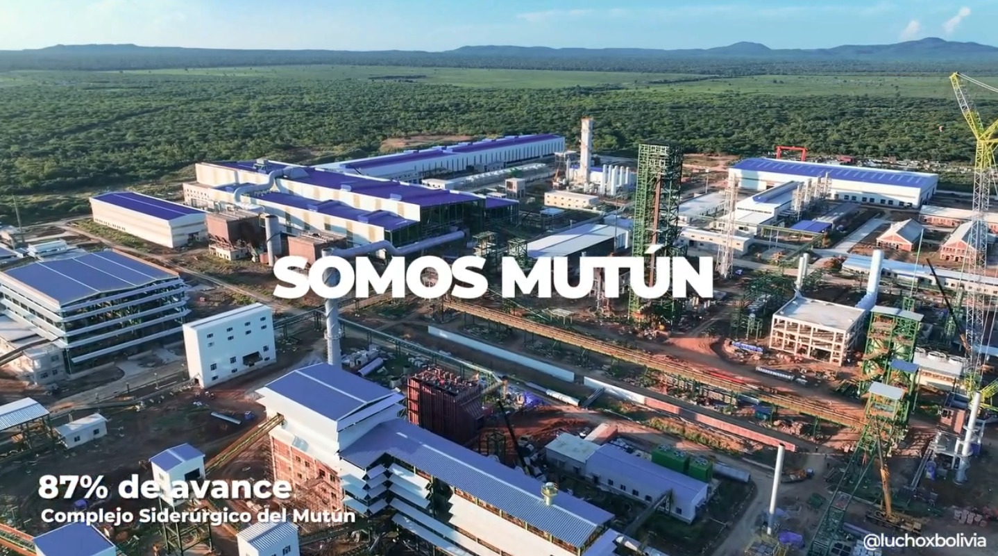 Construcción de la siderúrgica del Mutún entra en fase final, en agosto entregan 6 de 7 plantas del complejo