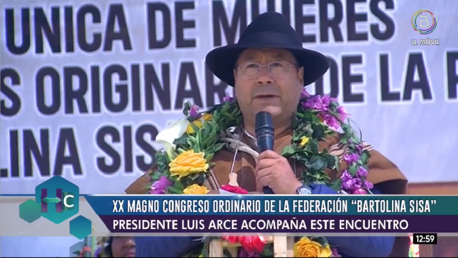 Arce atribuye calificación de Moody’s a créditos bloqueados en el Legislativo, asegura que Bolivia paga su deuda externa