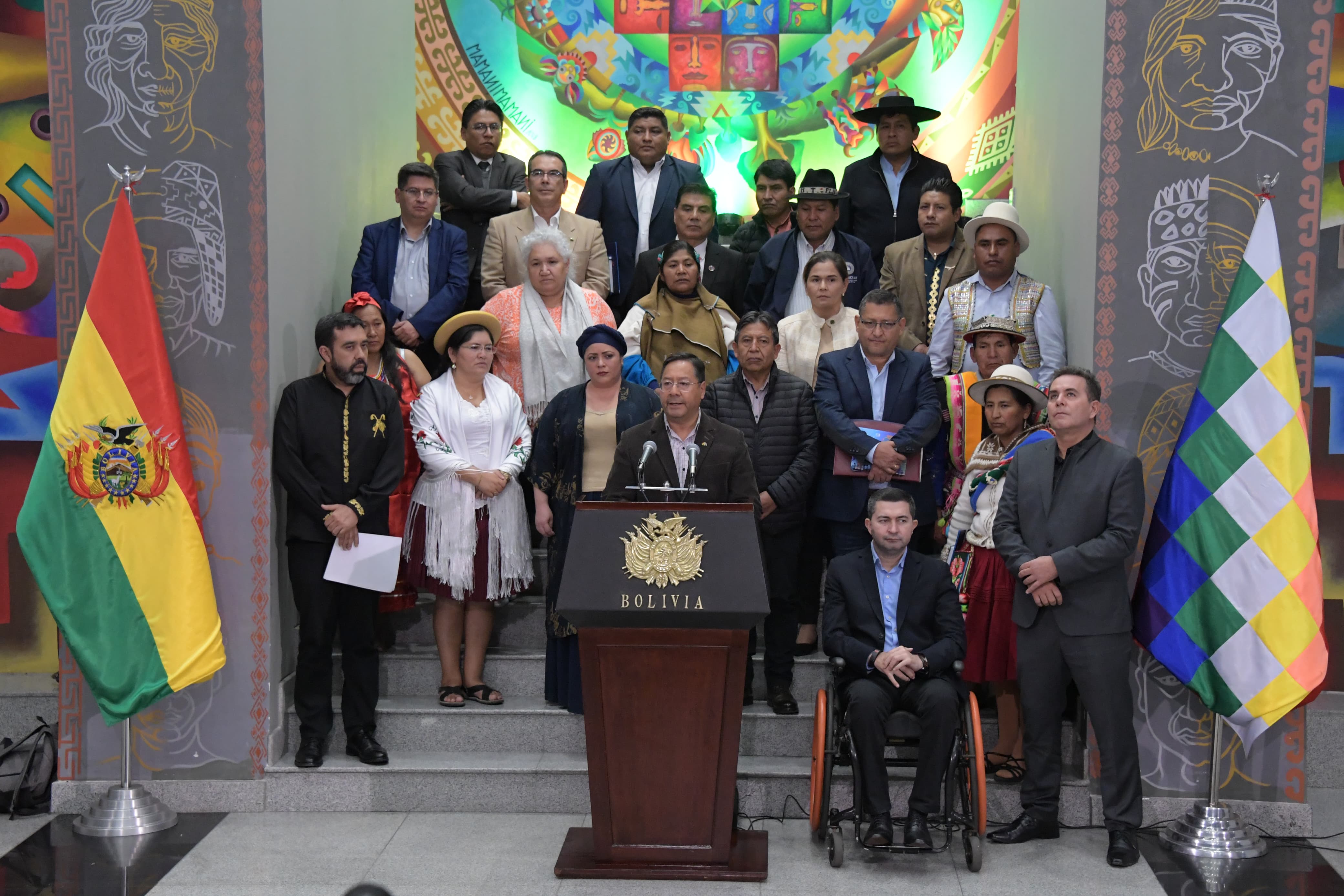 Arce convoca al Consejo de Autonomías para reunirse días previos a conocerse los resultados de población del Censo