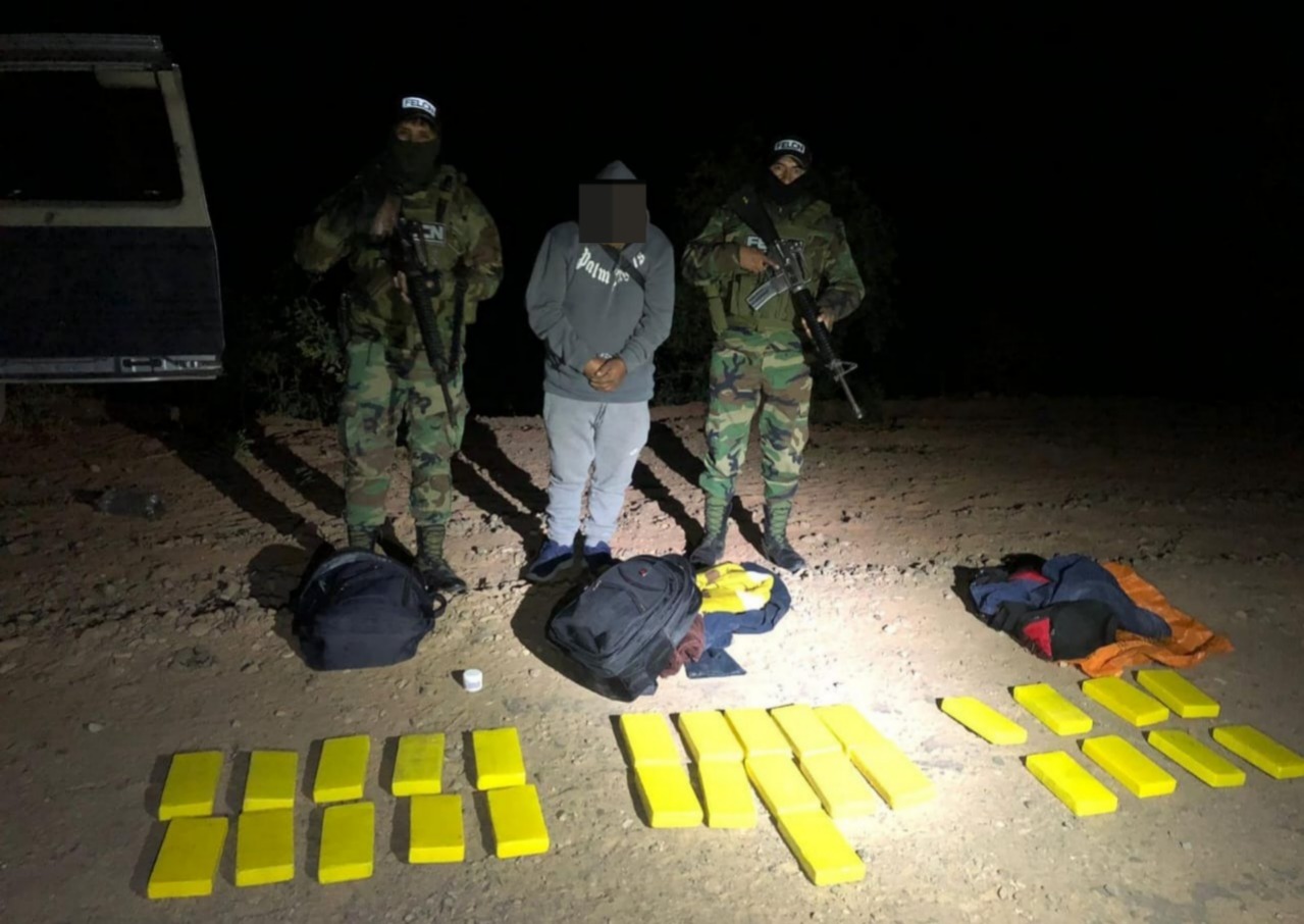 En Pando incautan más de 35 kilos de marihuana y aprehenden a un hombre