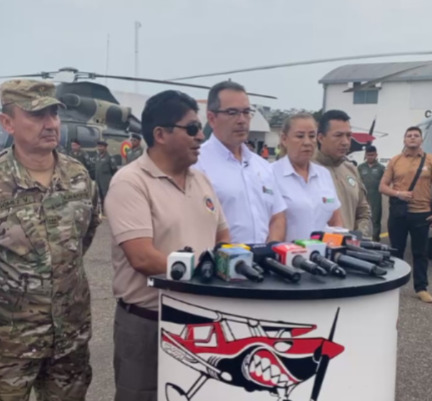 Preparan un nuevo helicóptero para apoyar en la sofocación del fuego en Concepción