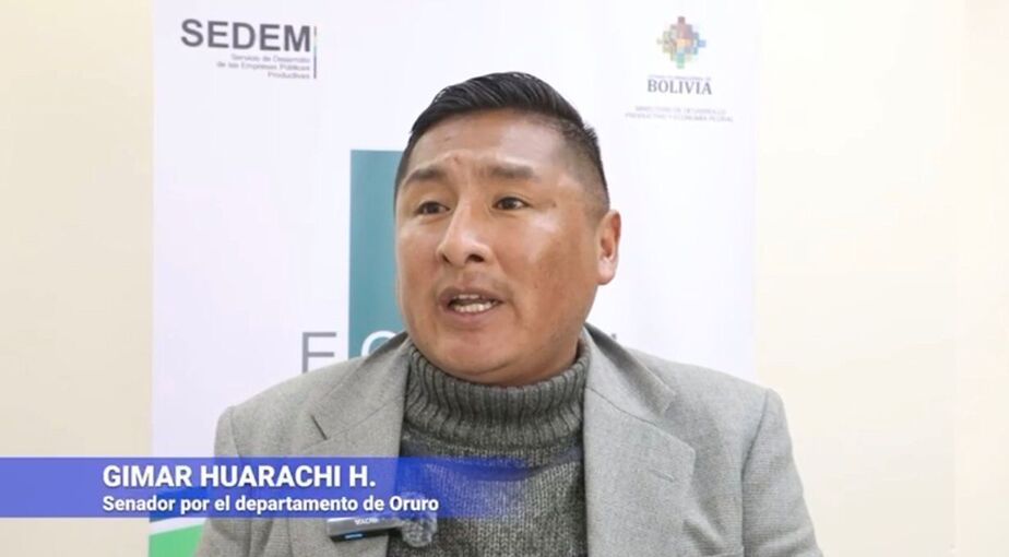 Senador Huarachi pide al Legislativo aprobar contrato para que empiece a operar cementera de Potosí