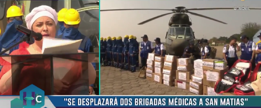 Un helicóptero Z9 y una avioneta Cessna se suman al combate contra los incendios en Santa Cruz