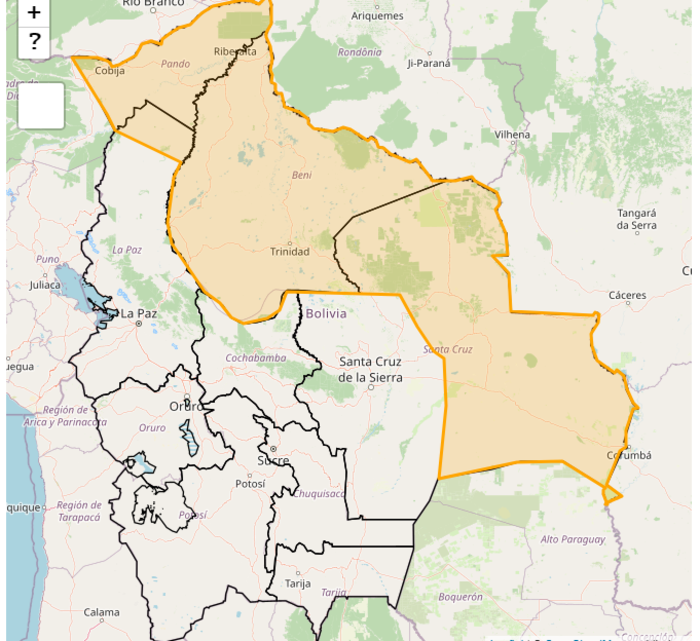 Rige alerta naranja en cuatro departamentos por temperaturas elevadas extremas