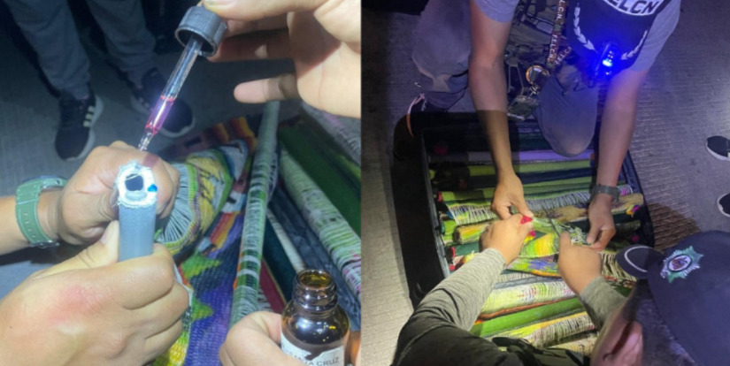 Incautan 63 kilos de cocaína camuflada en tejidos artesanales y aprehenden a cinco peruanos