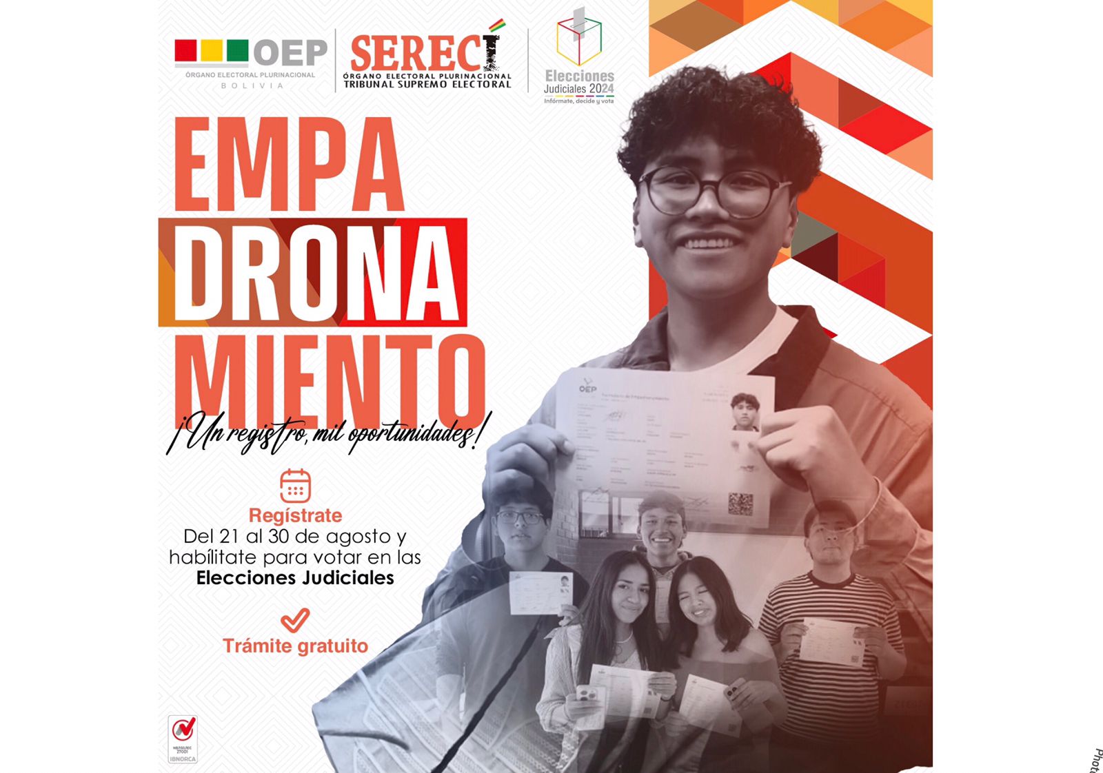 En La Paz y El Alto habilitan 21 puntos de empadronamiento para nuevos votantes, conozca los lugares