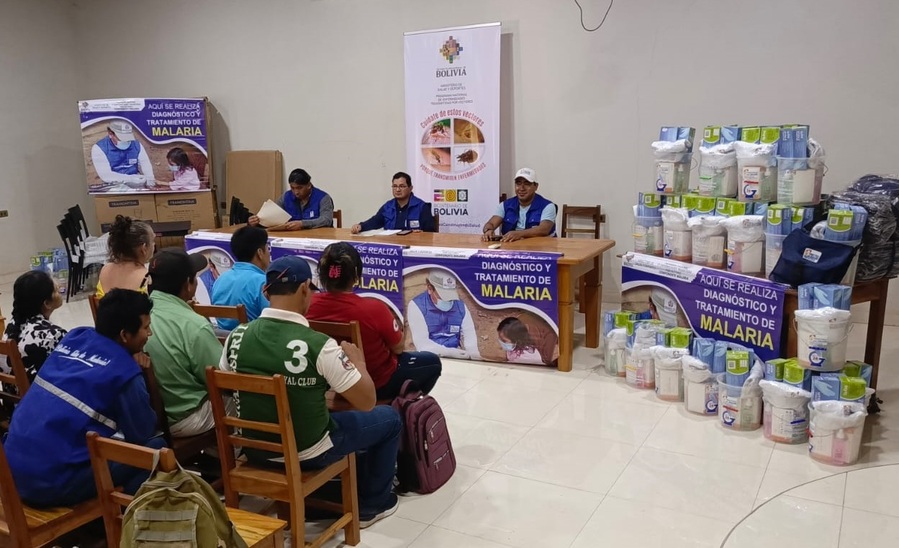 Capacitan y entregan equipamiento a 177 voluntarios para el control de la malaria