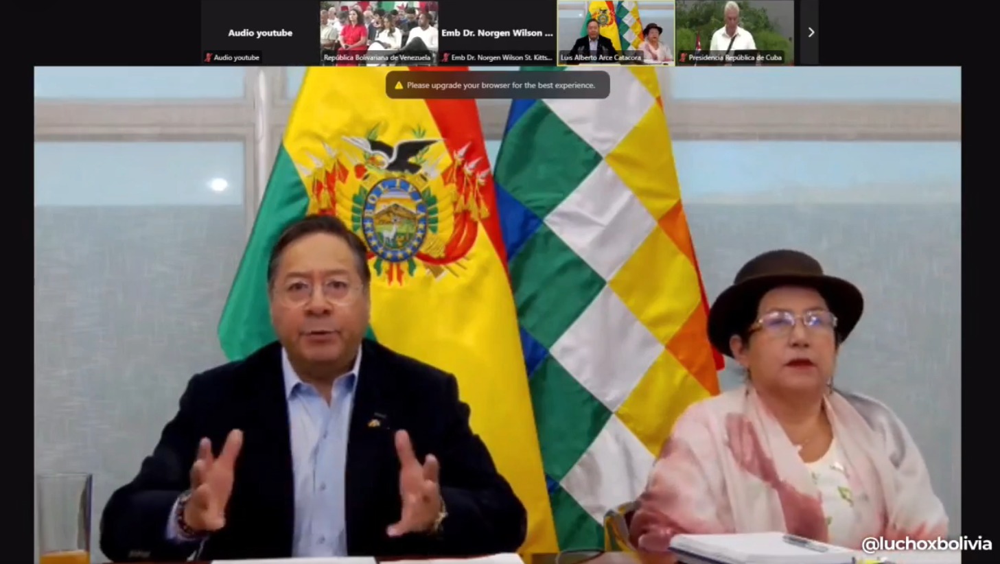 Cumbre del ALBA – TCP: Arce saluda fallo del TSJ de Venezuela que valida triunfo de Maduro 