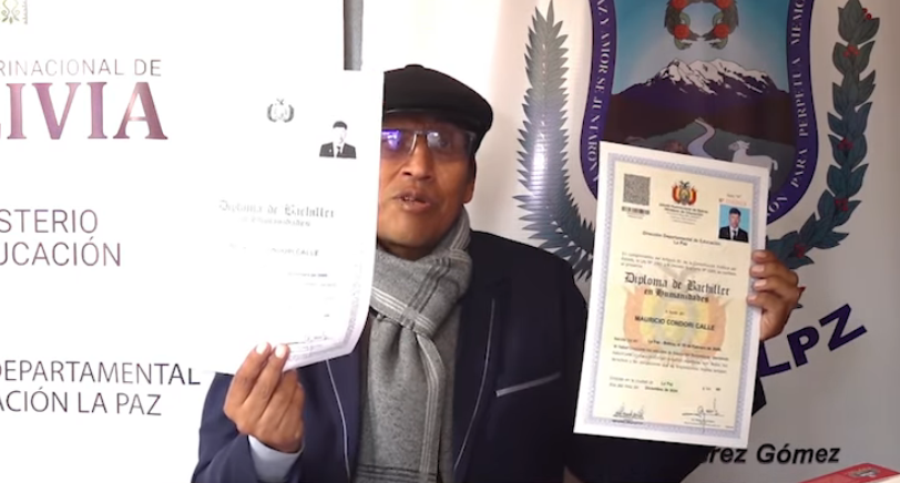 En La Paz, 52.000 estudiantes recibirán su diploma de bachiller y 3.160 el Bono de Excelencia de Bs 1.000 