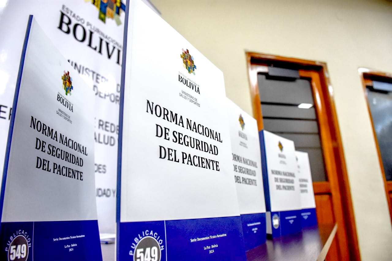 Norma Nacional de Seguridad del Paciente Foto: Ministerio de Salud y Deportes