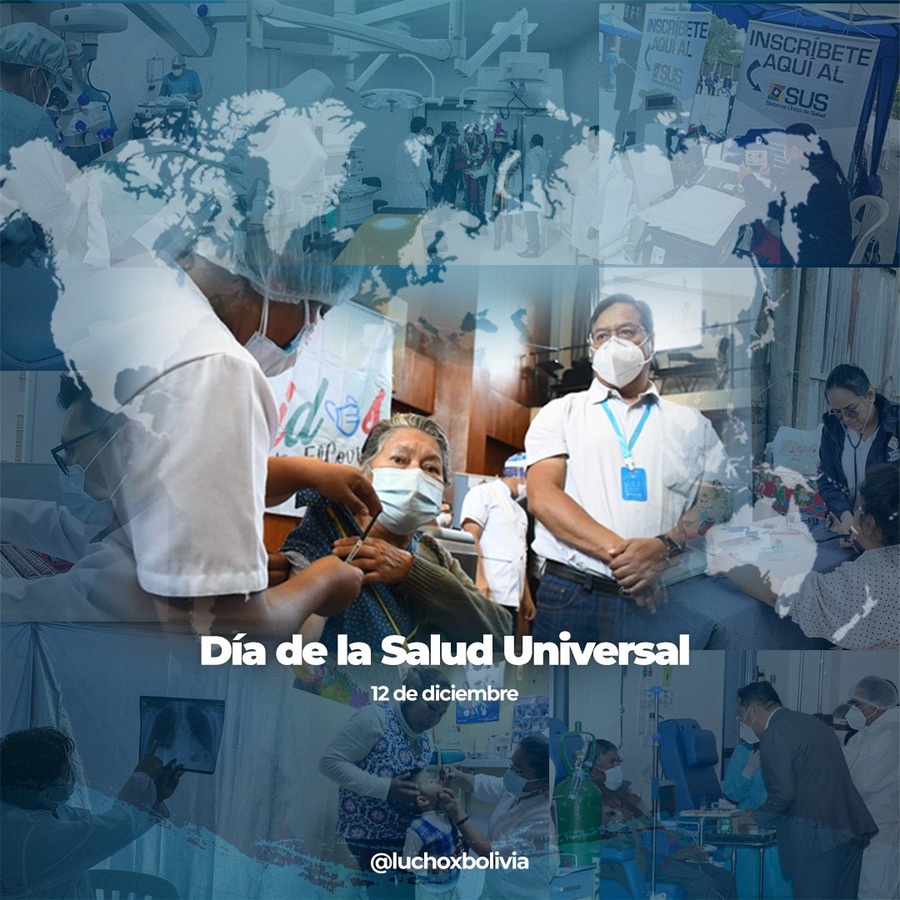 Arce reafirma compromiso de garantizar la atención médica al pueblo boliviano 