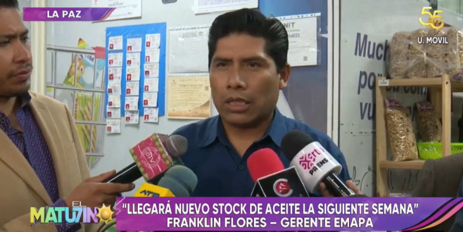 Emapa comercializará 100 toneladas de aceite en sus tiendas y a través de ferias a partir del lunes 16