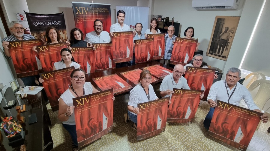 Festival Internacional de Teatro “Santa Cruz de la Sierra” cuenta con un afiche inspirado en la frase: “En cada mirada, una historia”