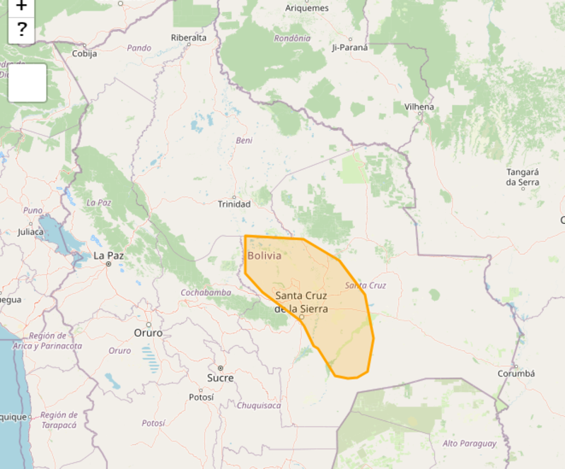 Activan alerta por vientos en provincias de Santa Cruz