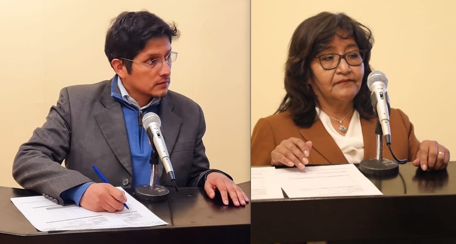 Boris Wilson Arias López es elegido magistrado del TCP y Fanny Coaquira Rodríguez magistrada del TSJ por La Paz