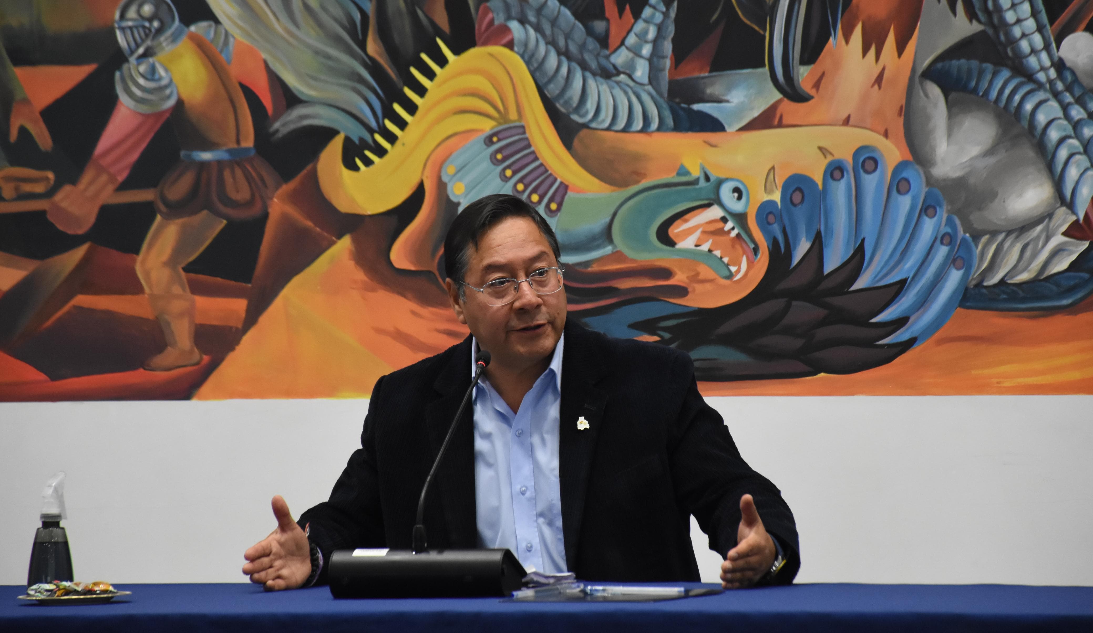 Arce destaca resolución de conflictos sin violencia, con el respeto a la vida durante su gestión