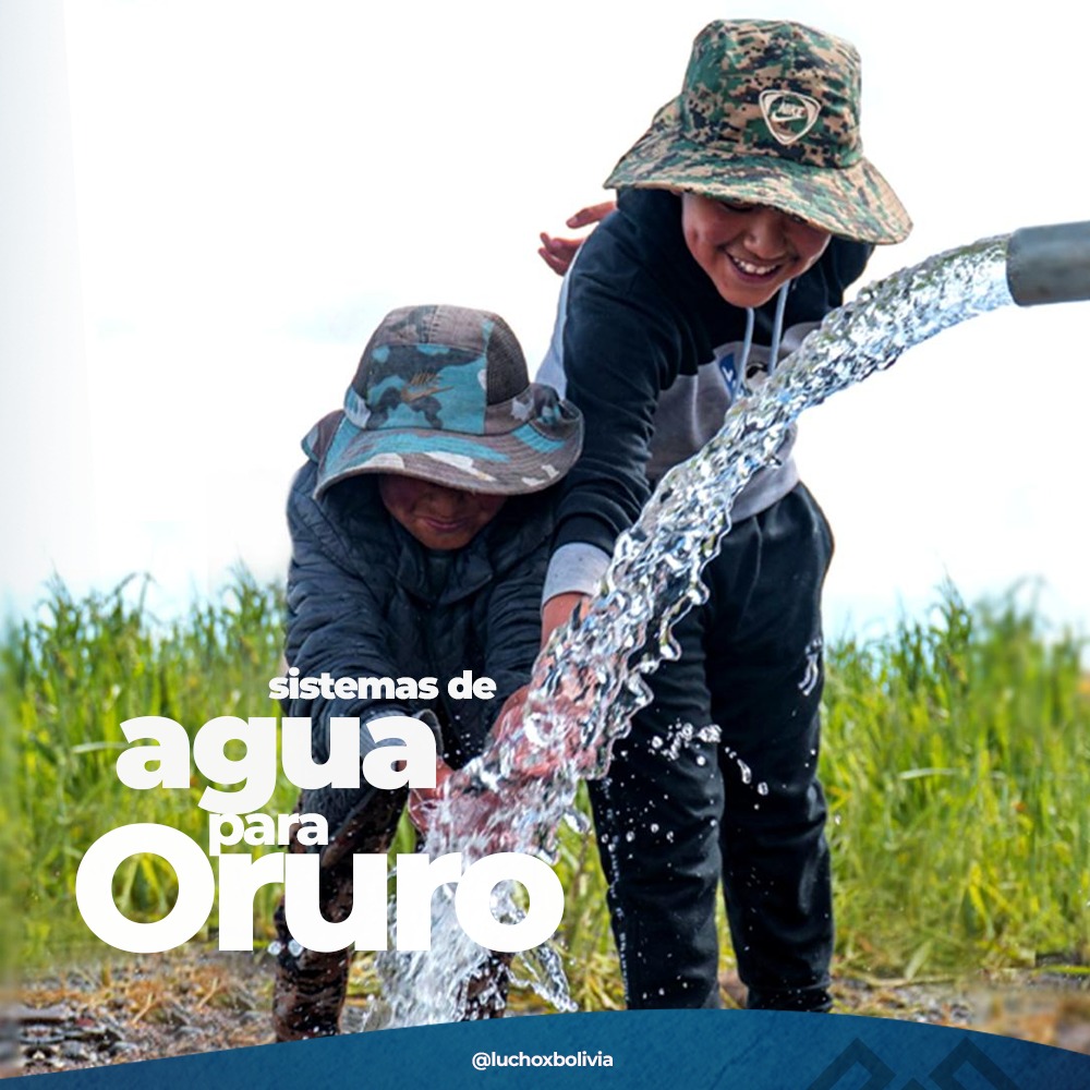 Más de Bs 55,4 millones invertirán en agua, alcantarillado y plantas de tratamiento en 13 municipios de Oruro