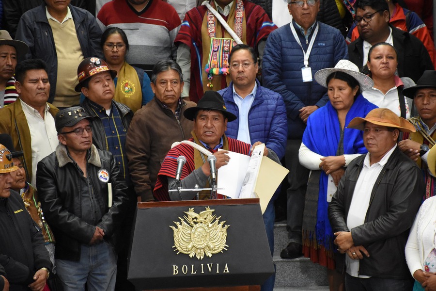 Gobierno pide respeto para las organizaciones que demandan un congreso del MAS