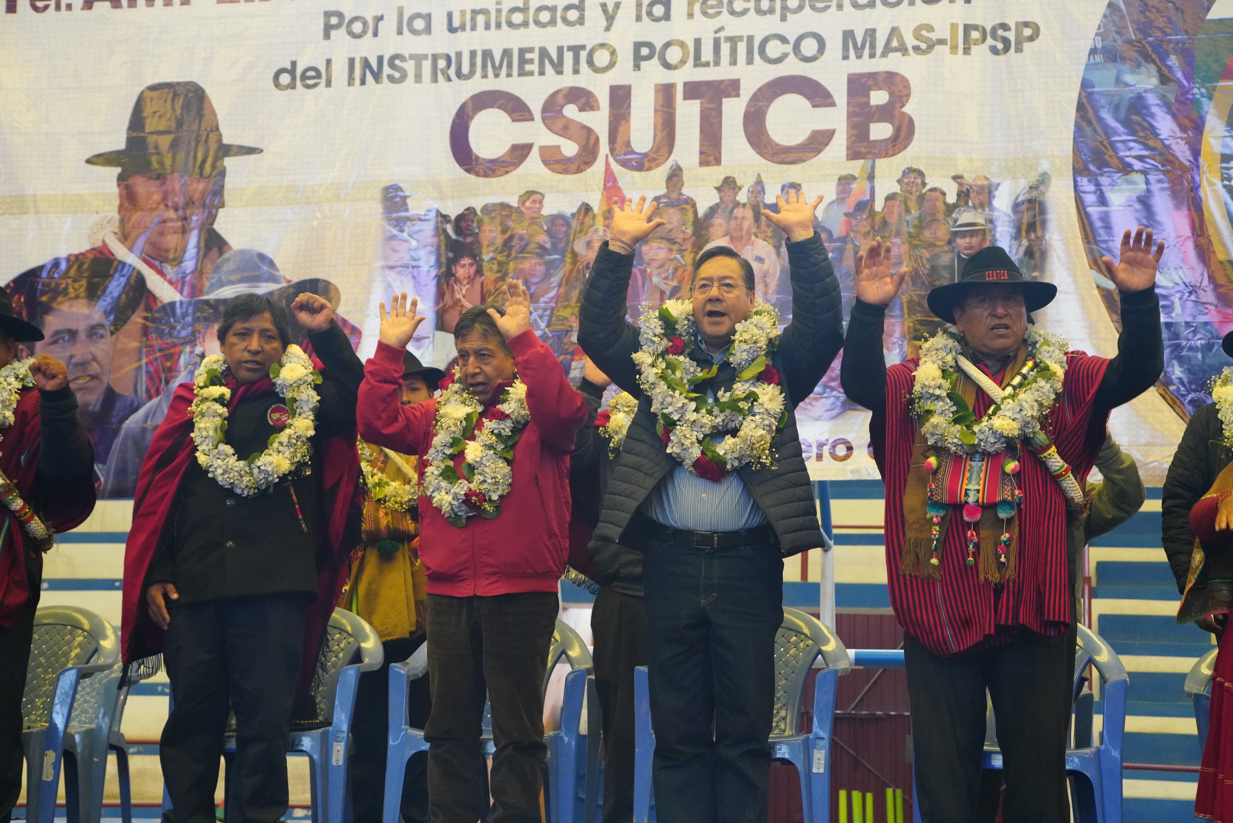 Arce invoca a la unidad de las organizaciones sociales para afrontar afanes divisionistas y recuperar el instrumento político 