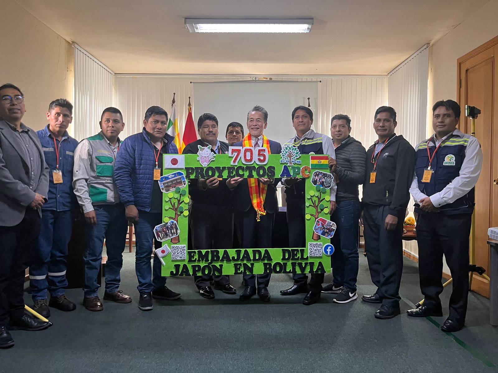 Japón dona $us 202.948 para proyectos comunitarios en Toro Toro, Entre Ríos y Sacaba