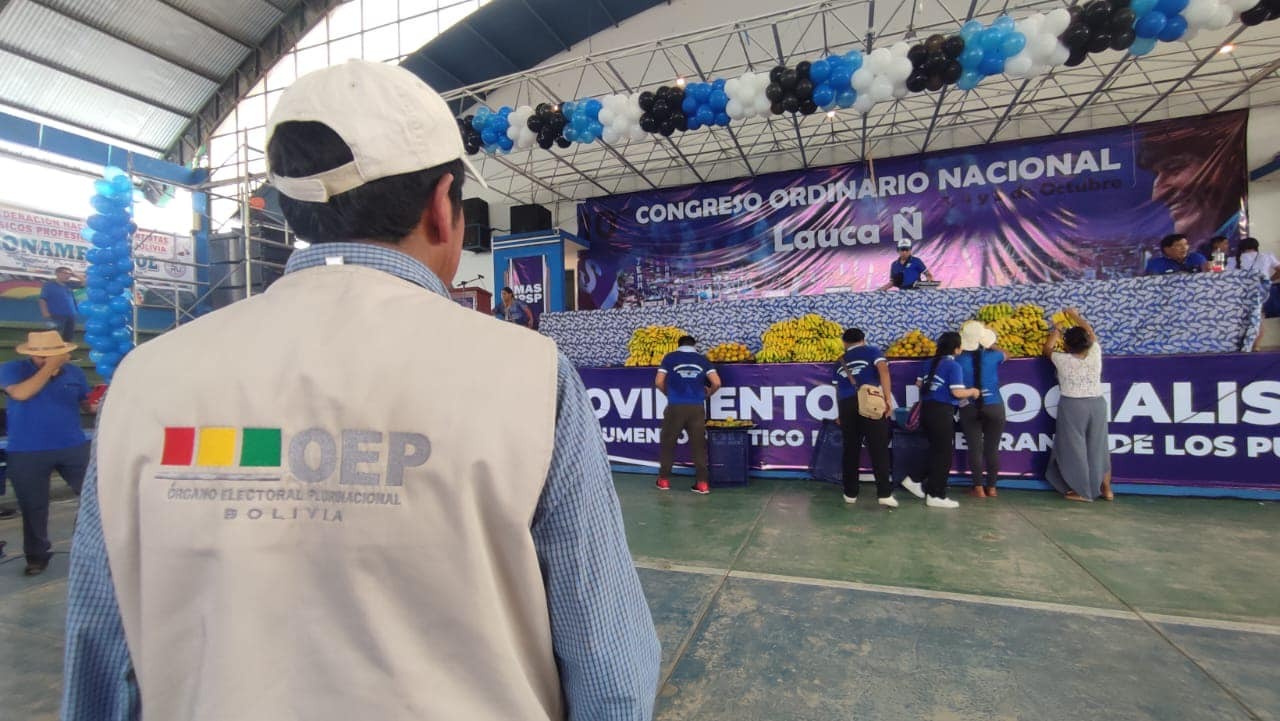 Presidente del TSE llama “fallido” al Congreso del MAS de Lauca Ñ, espera que prime la razón y llamen a otro