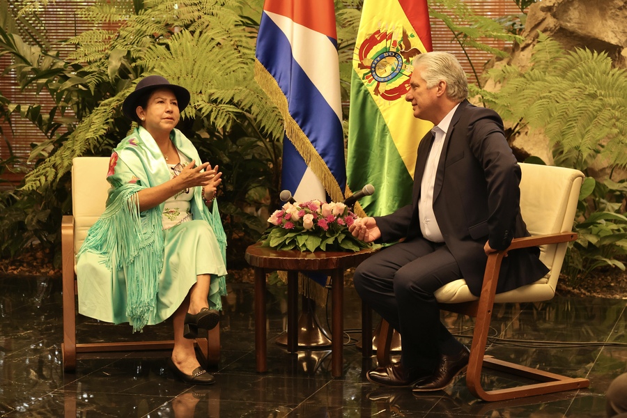 Canciller Sosa en gira internacional, en Cuba destaca la industrialización y el modelo boliviano