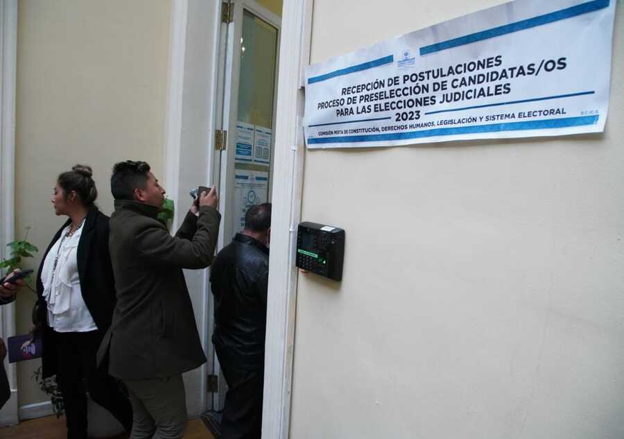 Postulantes para las elecciones judiciales podrán inscribirse desde el martes