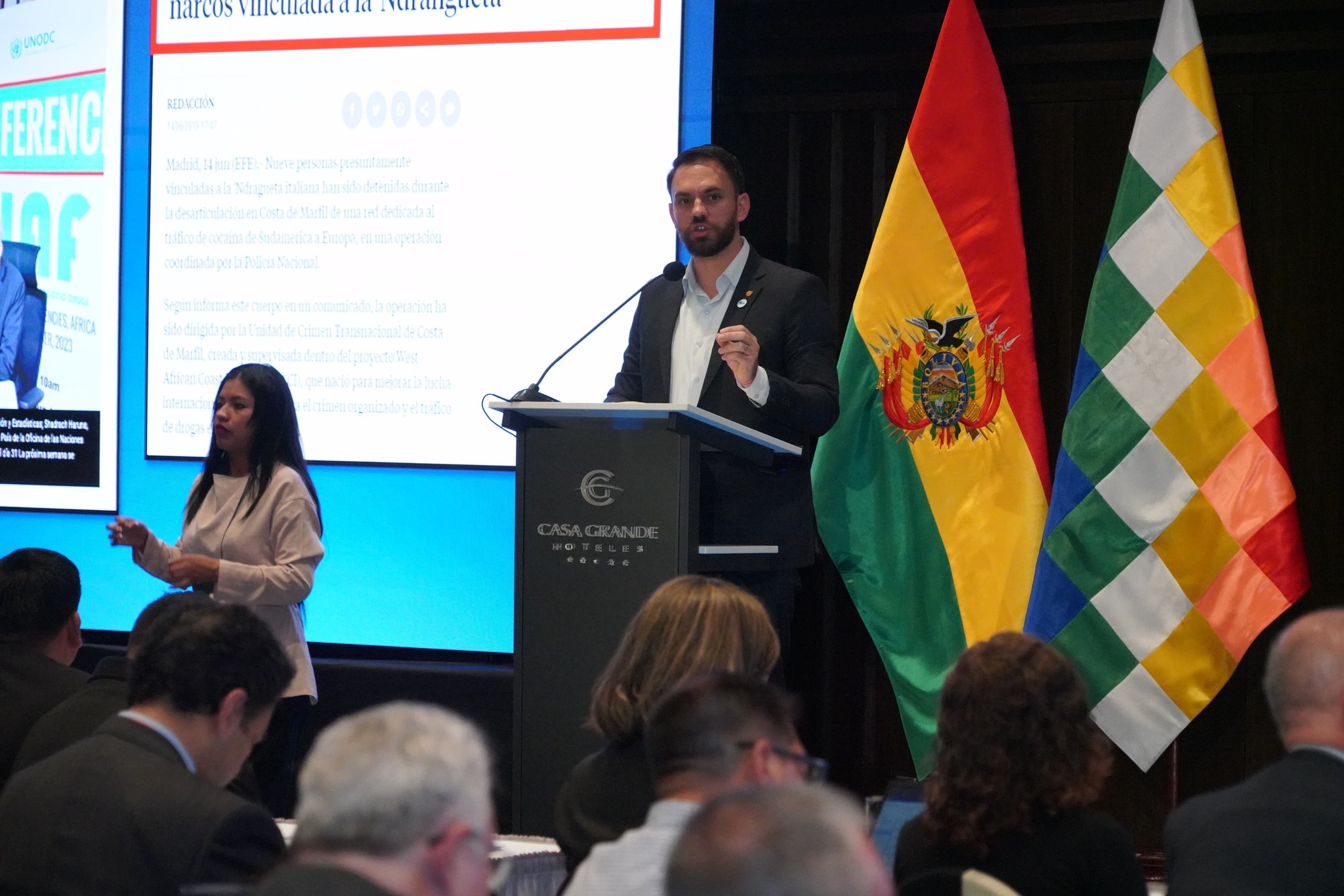 Del Castillo alerta que organizaciones criminales amenazan a la democracia cuando más se las acorrala