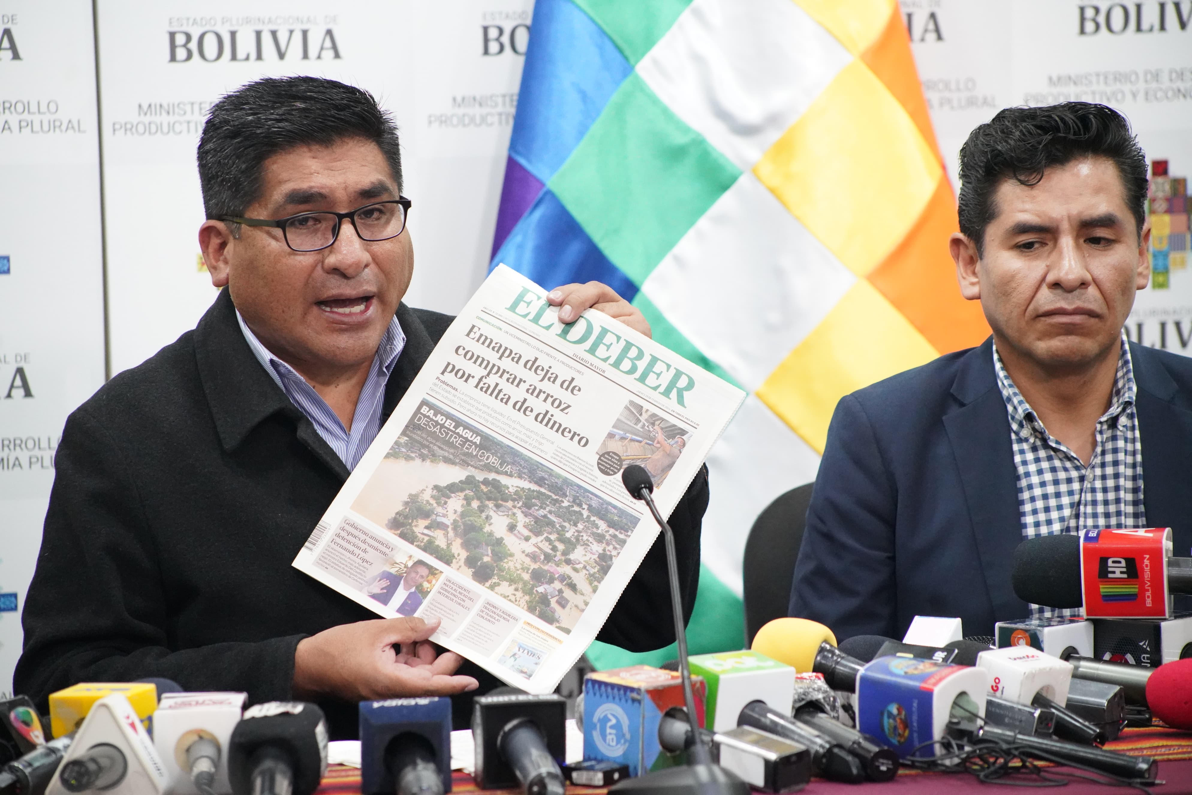 Emapa invirtió Bs 189,9 millones para acopio y venta de arroz en 2023, rechaza versión de supuesto cese de compra