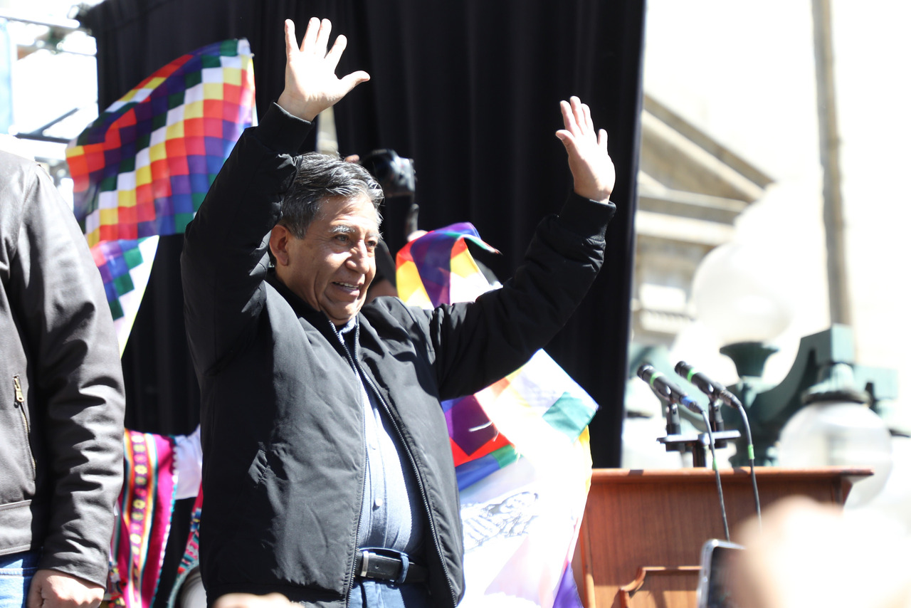 Choquehuanca afirma que Morales cruzó ríos de sangre y se convirtió en el comandante de la troika opositora