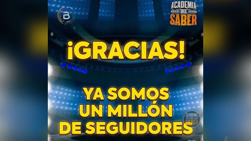 Academia del Saber llega al millón de seguidores en TikTok y se convierte en favorito de la Tv