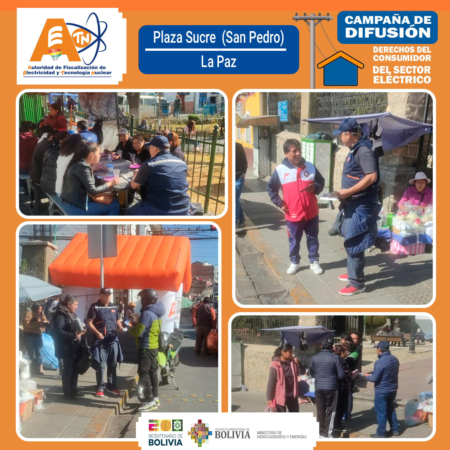 Difunden los derechos del consumidor del sector eléctrico en cinco municipios