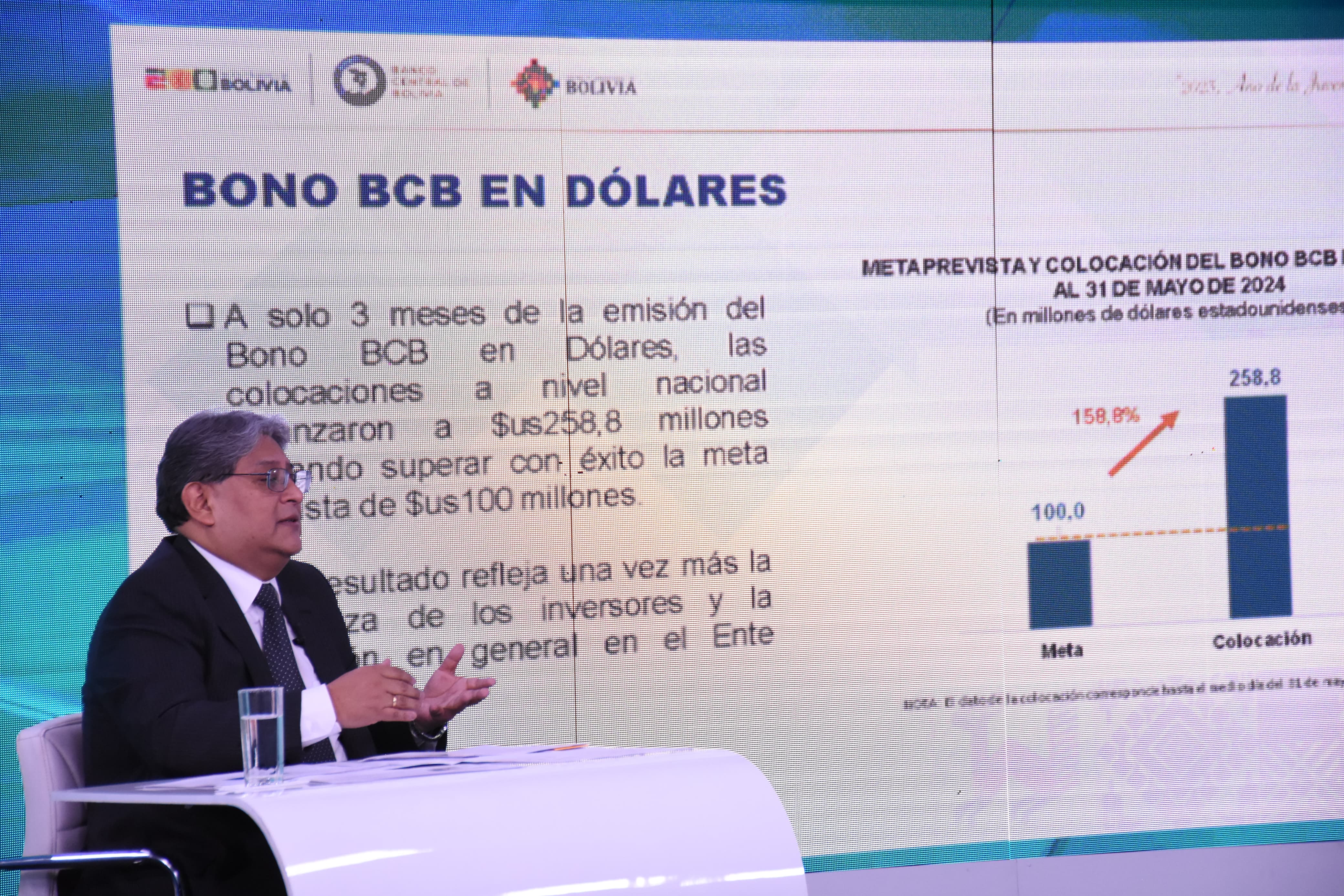 BCB afirma que las ventas de bonos en dólares fortalecen a las Reservas Internacionales 