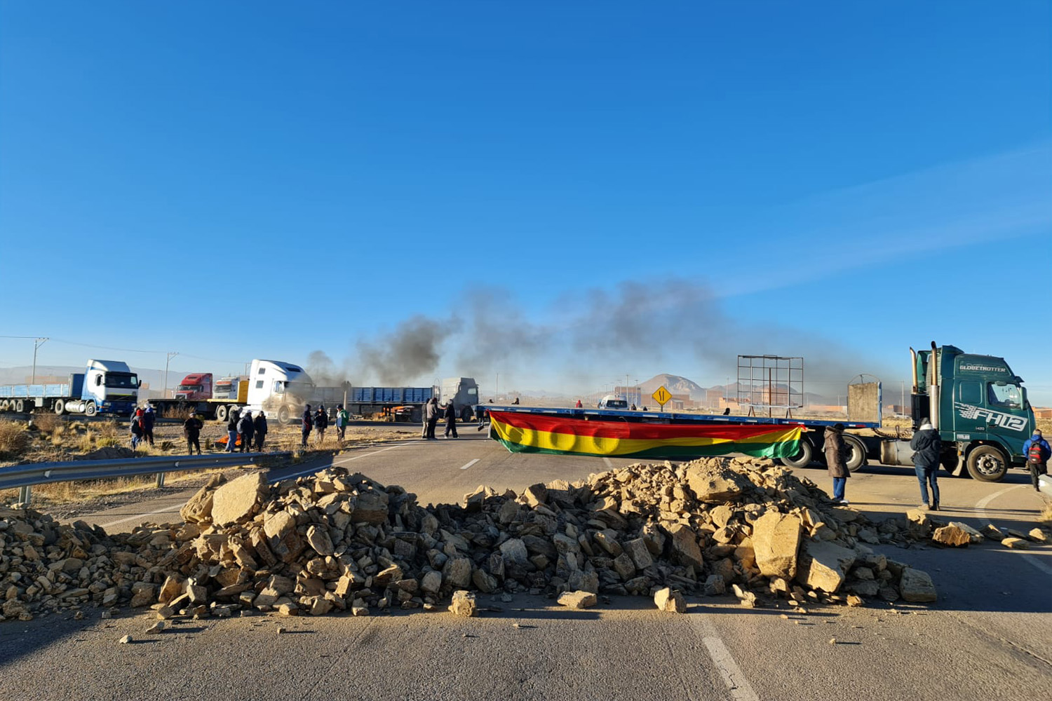 Viceministro Torrico acusa a empresarios del transporte pesado de ir a protestas para proteger sus negocios