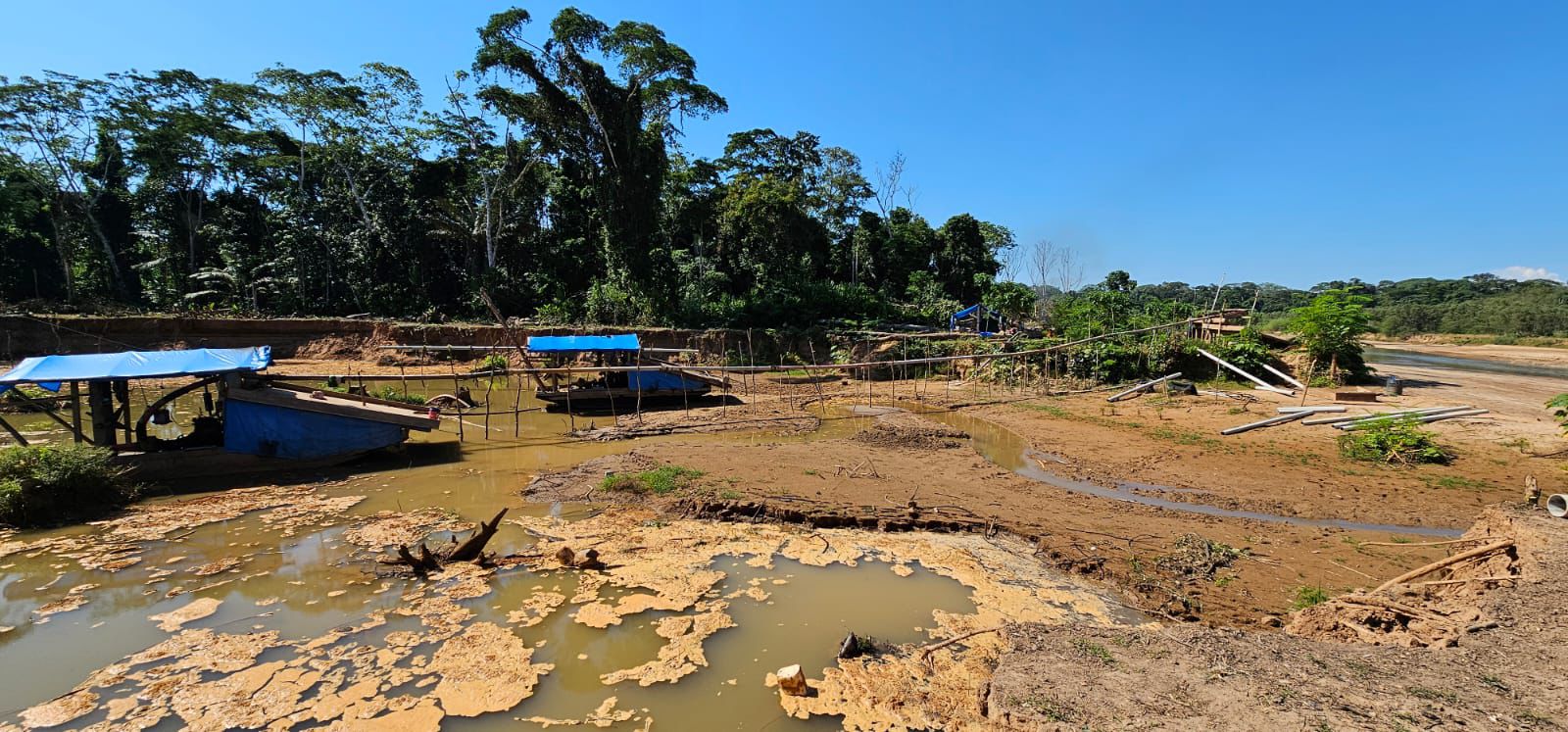En Ixiamas detectan desmontes y afectaciones ambientales por actividad minera