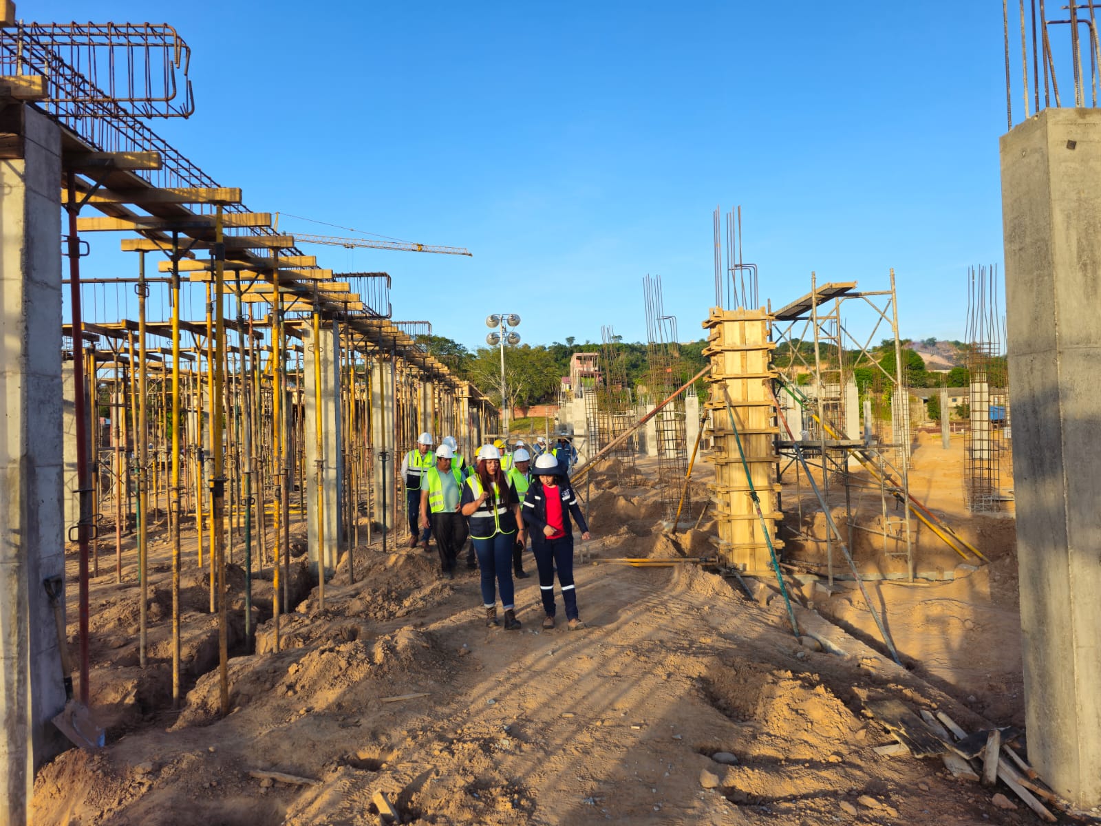 Construcción del Hospital de Segundo Nivel de Monteagudo tiene un avance del 10%