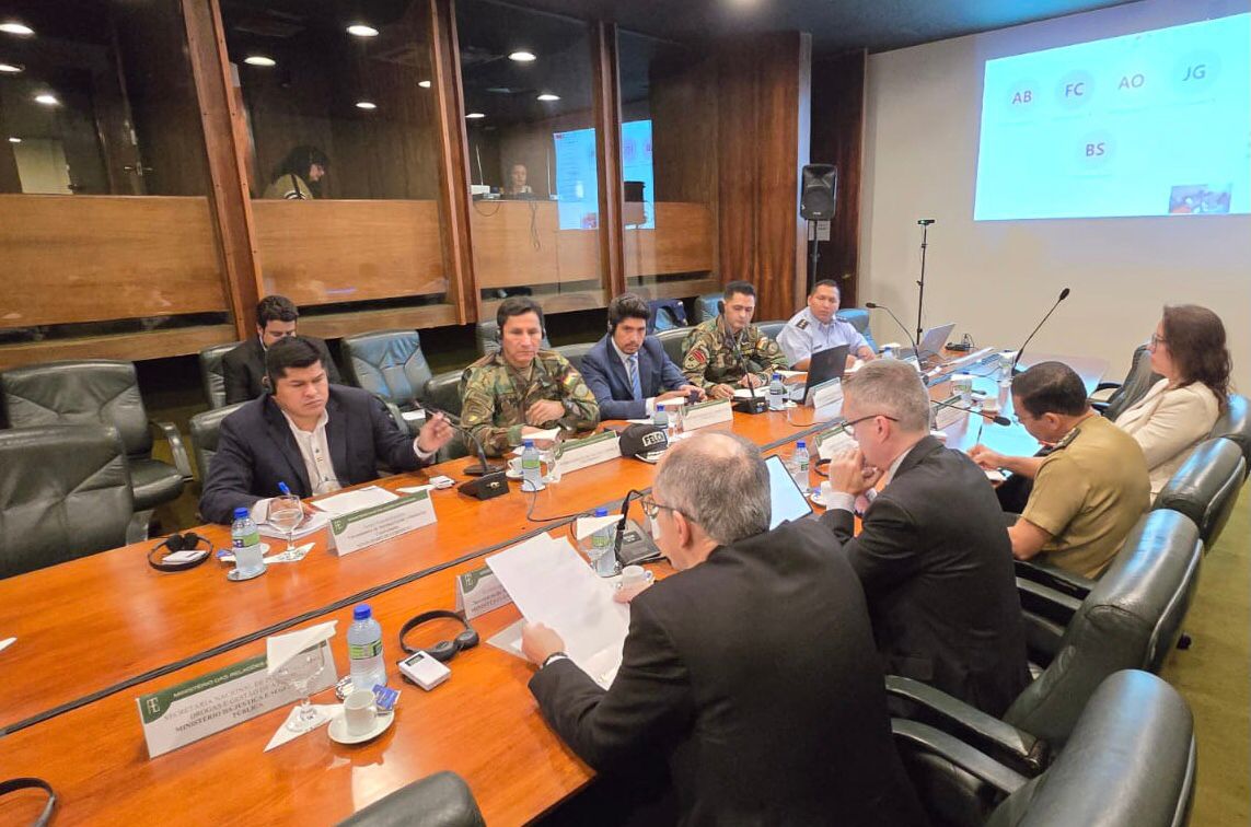 Bolivia y Brasil inician la XII reunión de la Comisión Mixta para fortalecer la lucha contra el narcotráfico 