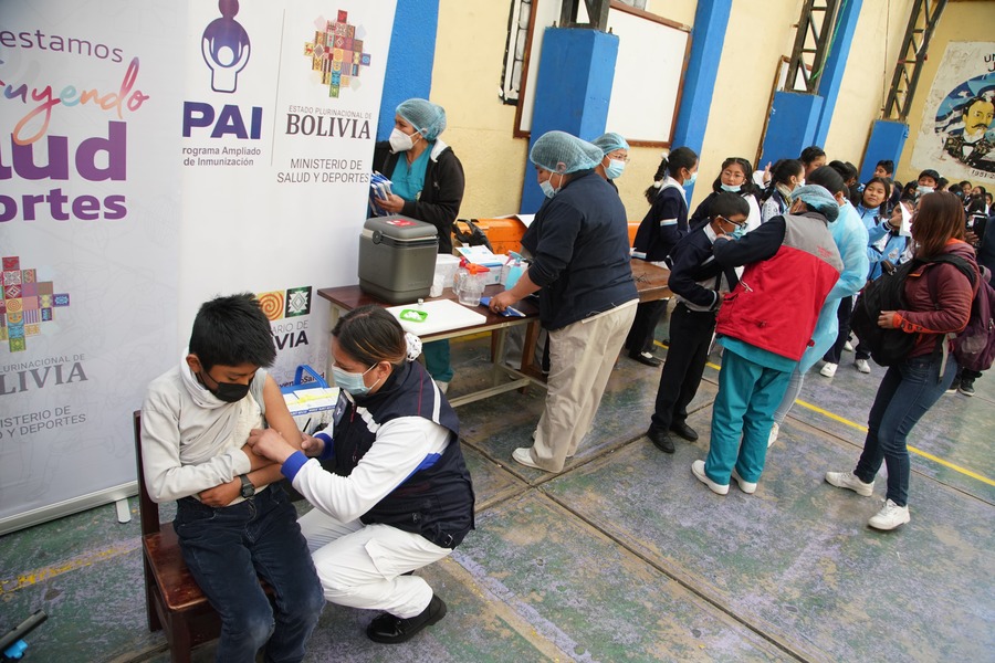 Cobertura de vacunación contra influenza en niños de 2 a 12 años alcanza al 30%