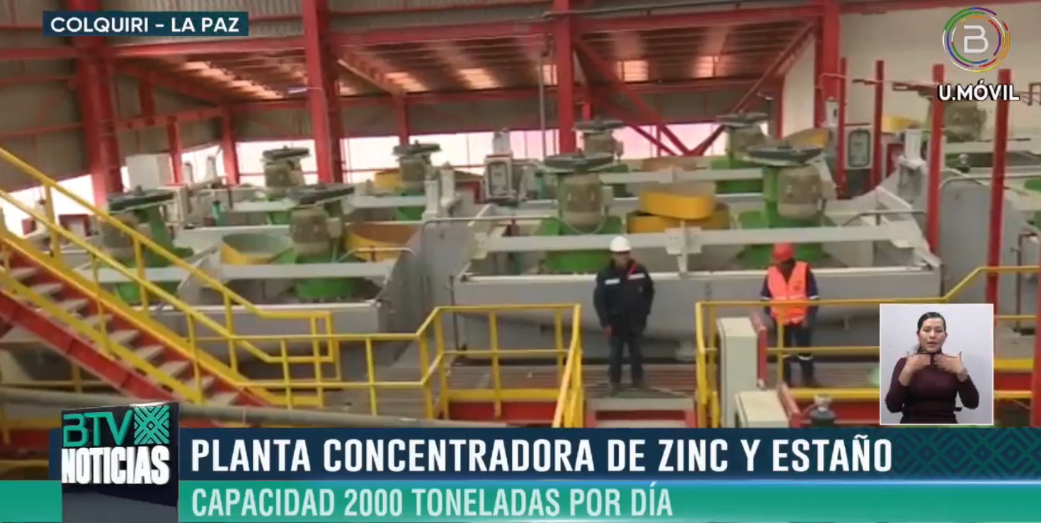 Gobierno pone en marcha la Planta Concentradora de Zinc de Colquiri equipada con tecnología de última generación