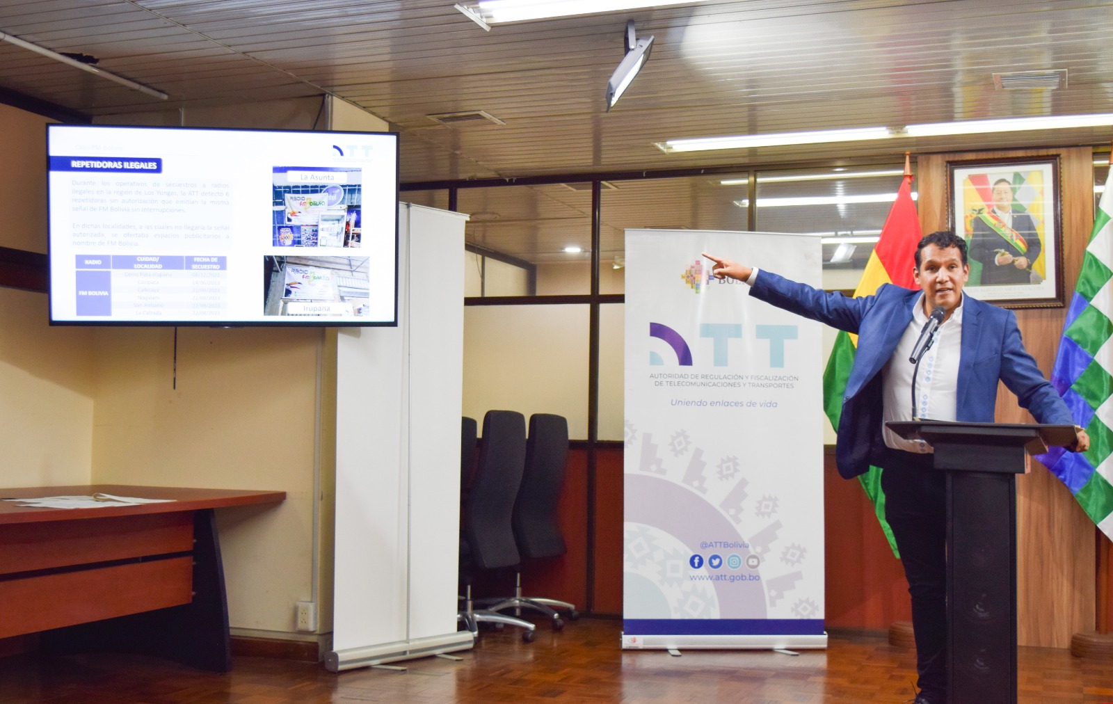 ATT revoca licencia definitiva a radioemisora FM Bolivia por reiterados incumplimientos