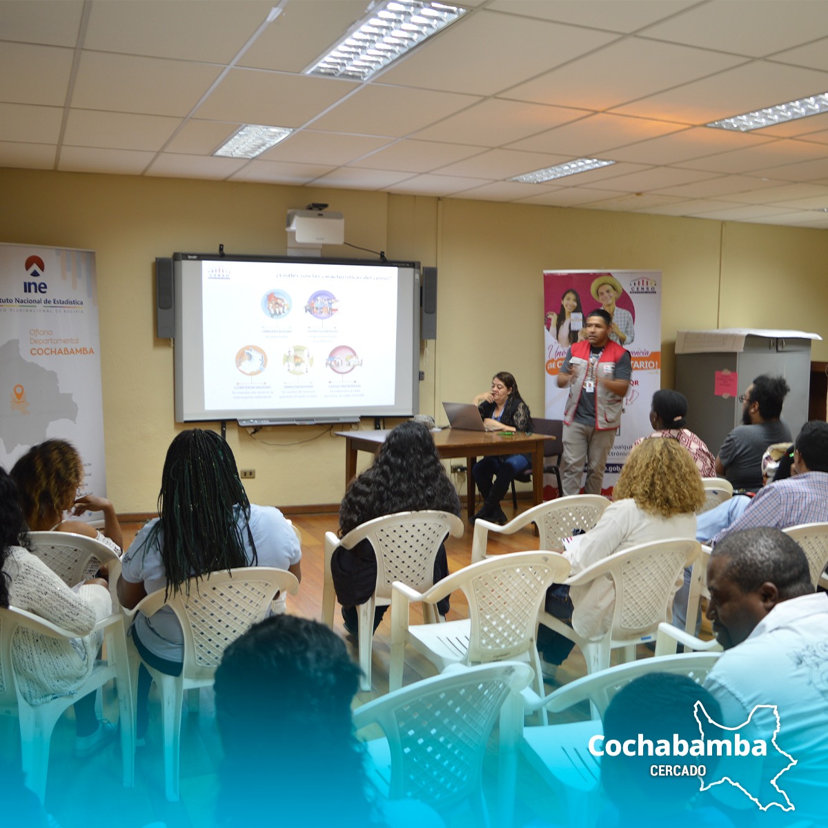 INE llega al 83% de capacitaciones a empadronadores, proceso del Censo avanza según lo planificado