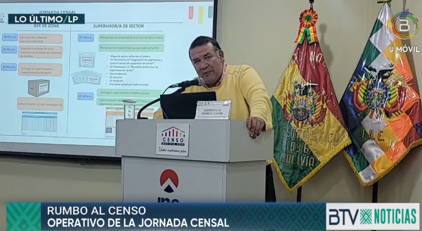 INE: Operativo censal empezará las 08h00 con más de 577.000 censistas y 6.612 centros de operación